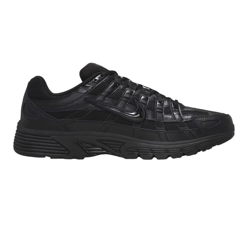 Nike Childrens/Kids P-6000 Mesh Low Cut Shoes / Triple Black